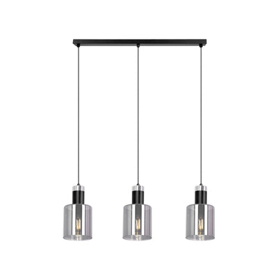 Kaja Brus 3L linear suspension pendant lamp E27 H 90.0cm