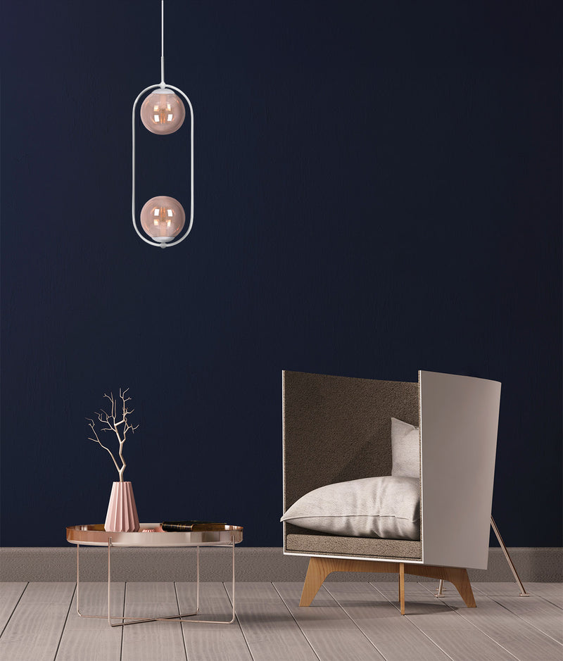 Kaja Alma 2L pendant lamp E14 H 100.0cm