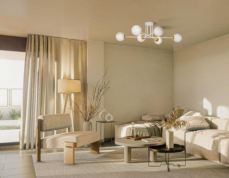 Kaja Elmo 6L ceiling lamp E14 H 28.0cm