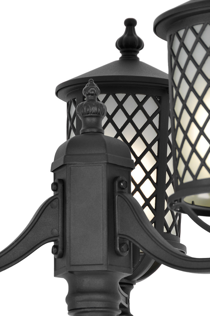 Kaja Chicago 3L street light E27 H 225.0cm