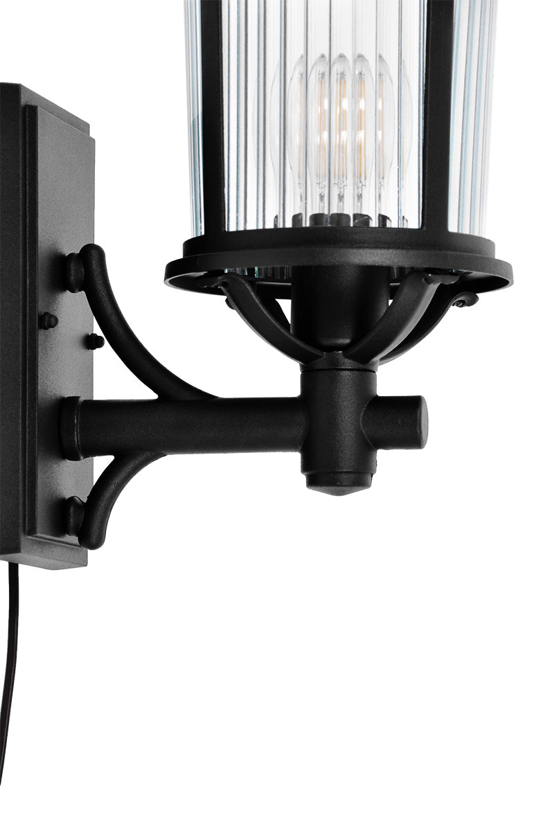 Kaja Miami 1L outdoor wall lamp E27 H 45.0cm