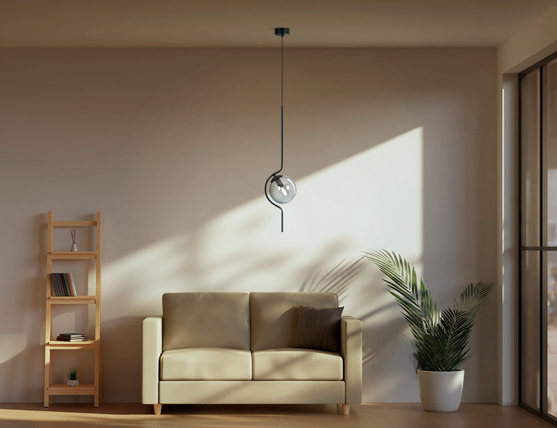 Kaja Neva 1L pendant lamp E14 H 100.0cm
