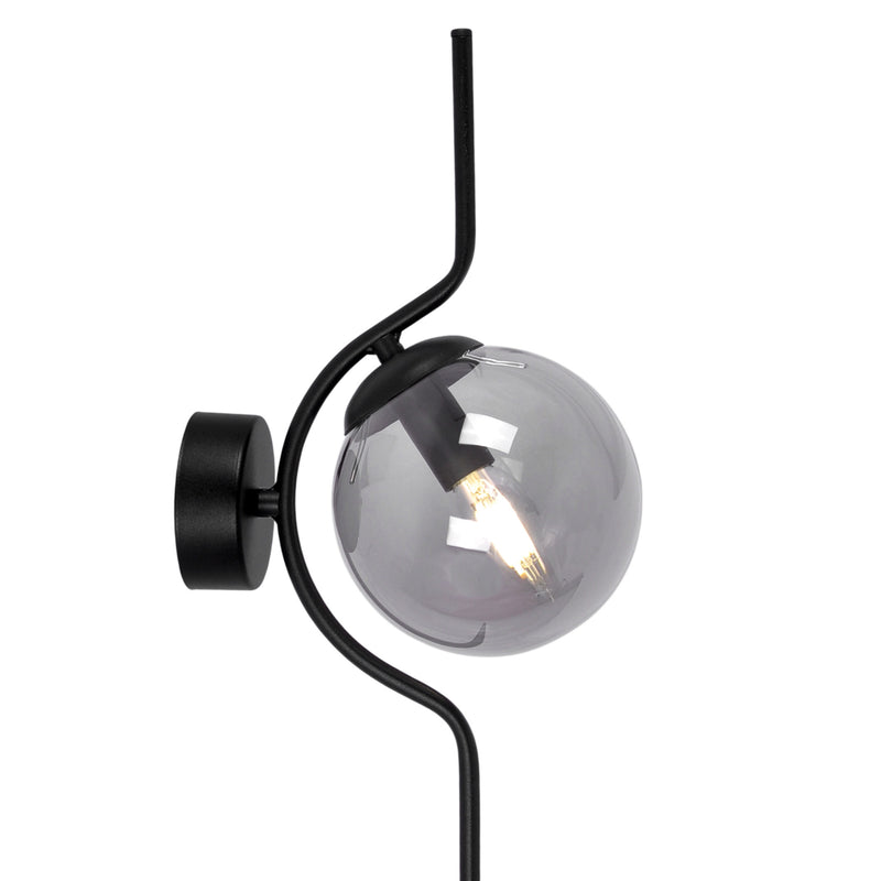 Kaja Neva 1L wall lamp E14 H 63.0cm