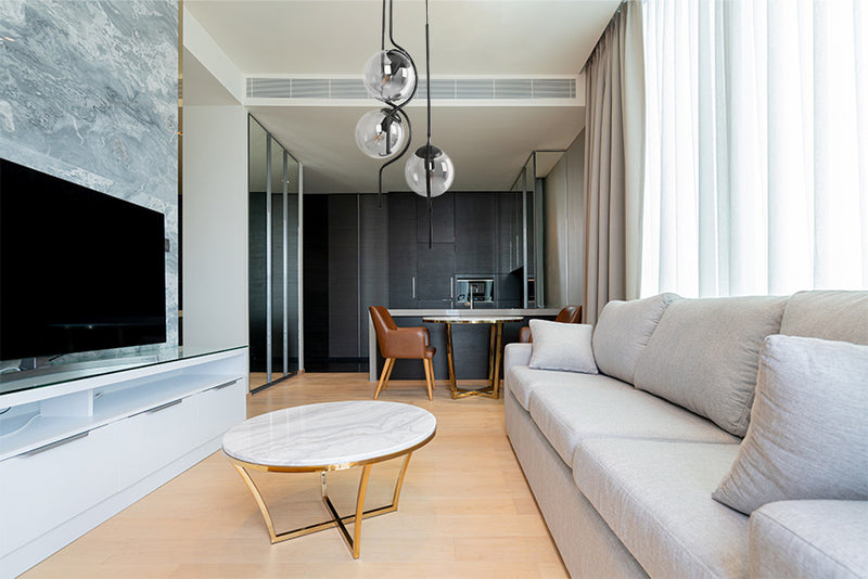 Kaja Neva 3L pendant lamp E14 H 100.0cm