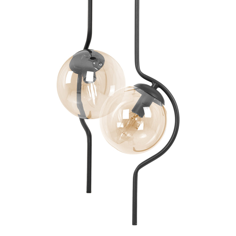 Kaja Vela 2L pendant lamp E14 H 100.0cm