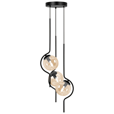 Kaja Vela 3L pendant lamp E14 H 100.0cm