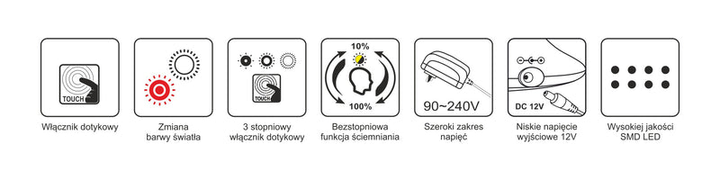 Kaja Ares task table lamp LED H 75.0cm