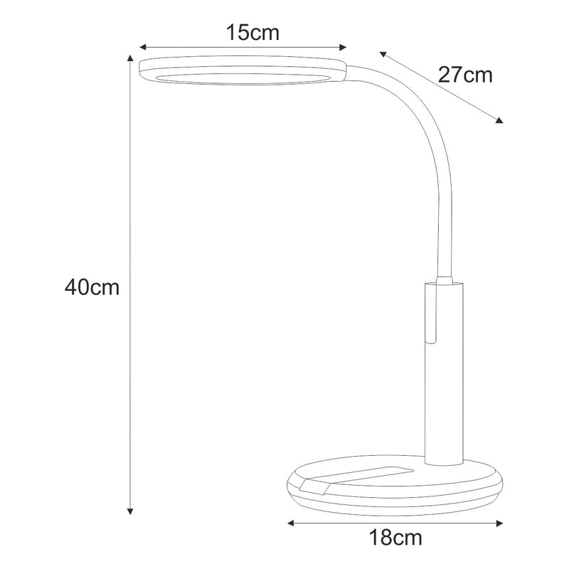 Kaja Eris desk lamp LED H 40.0cm
