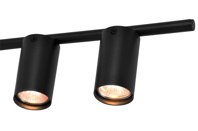 Kaja Rocco 5L linear suspension pendant lamp GU10 H 70.0cm