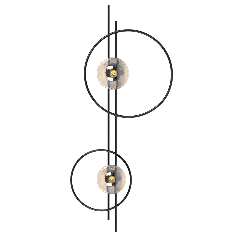 Kaja Corsa 2L wall sconce lamp E14 H 47.0cm