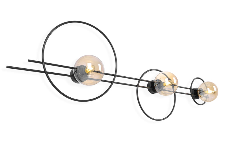 Kaja Corsa 3L wall sconce lamp E14 H 143.0cm