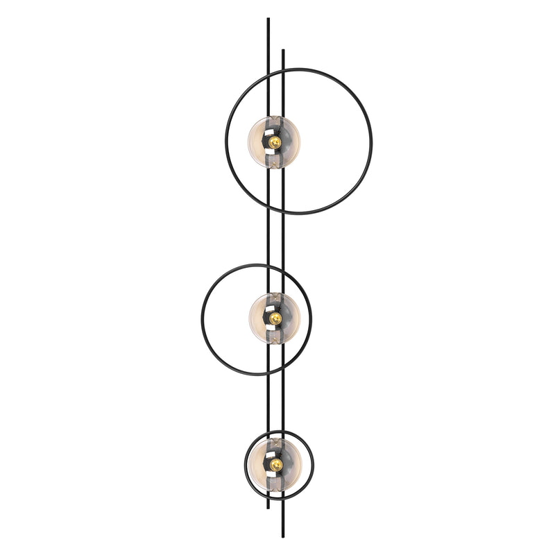 Kaja Corsa 3L wall sconce lamp E14 H 143.0cm