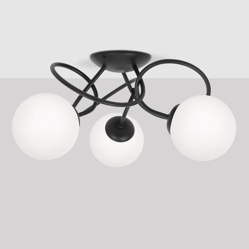 Kaja Nela 3L ceiling lamp E14 H 25.0cm