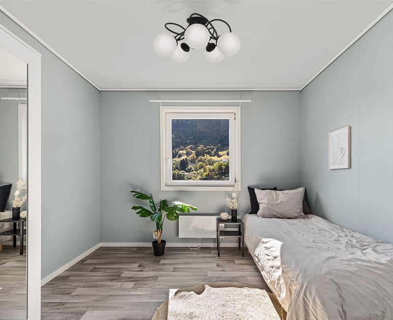 Kaja Nela 5L ceiling lamp E14 H 25.0cm