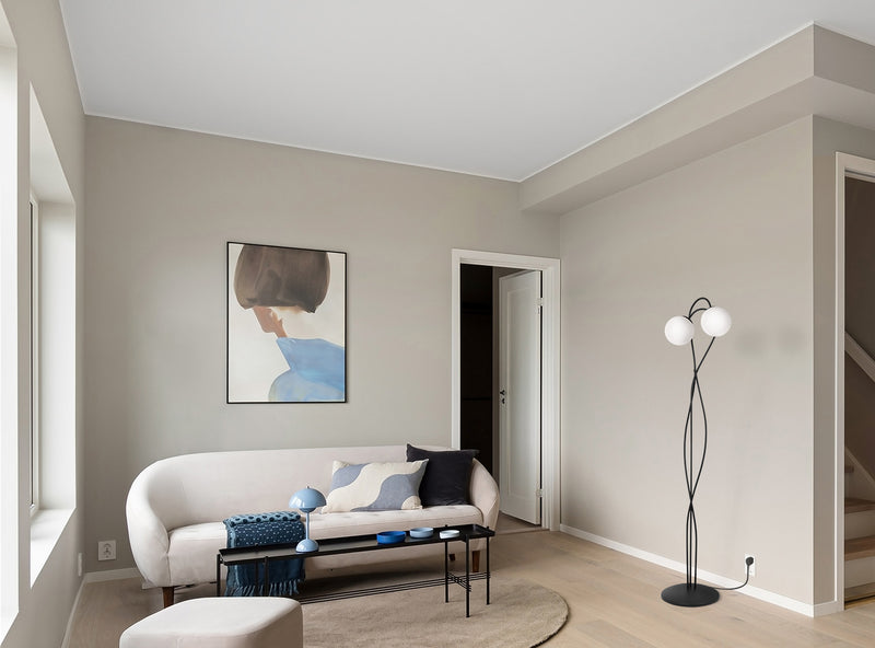 Kaja Nela 2L floor lamp E14 H 155.0cm