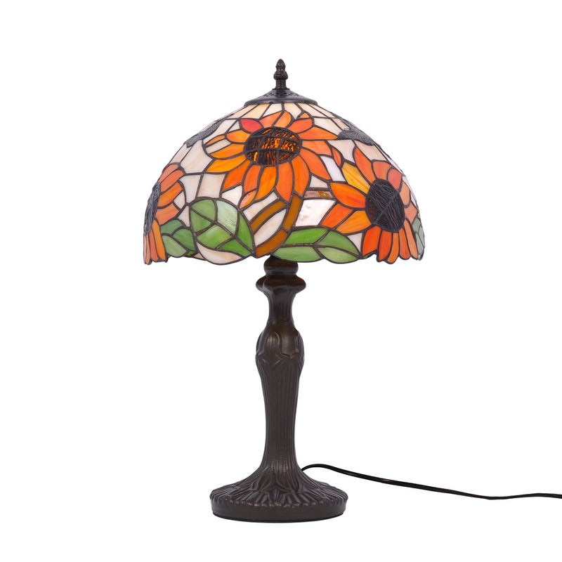 Kaja Sunflower 1L tiffany table lamp E27 H 45.0cm
