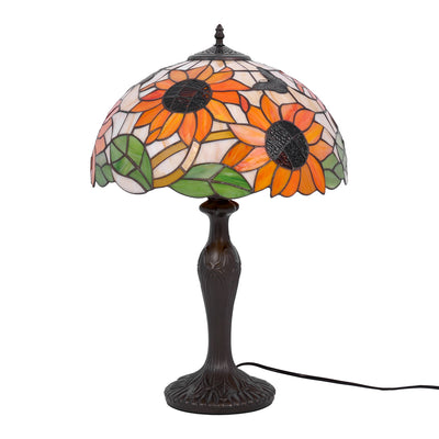 Kaja Sunflower 1L tiffany table lamp E27 H 60.0cm