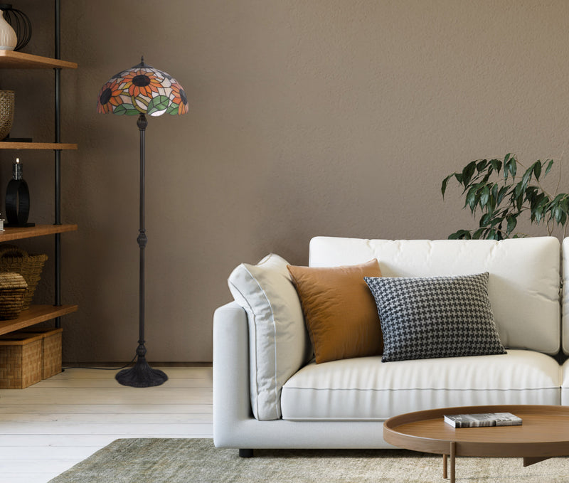 Kaja Sunflower 2L floor lamp E27 H 150.0cm