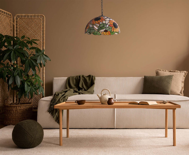 Kaja Sunflower 1L pendant lamp E27 H 110.0cm