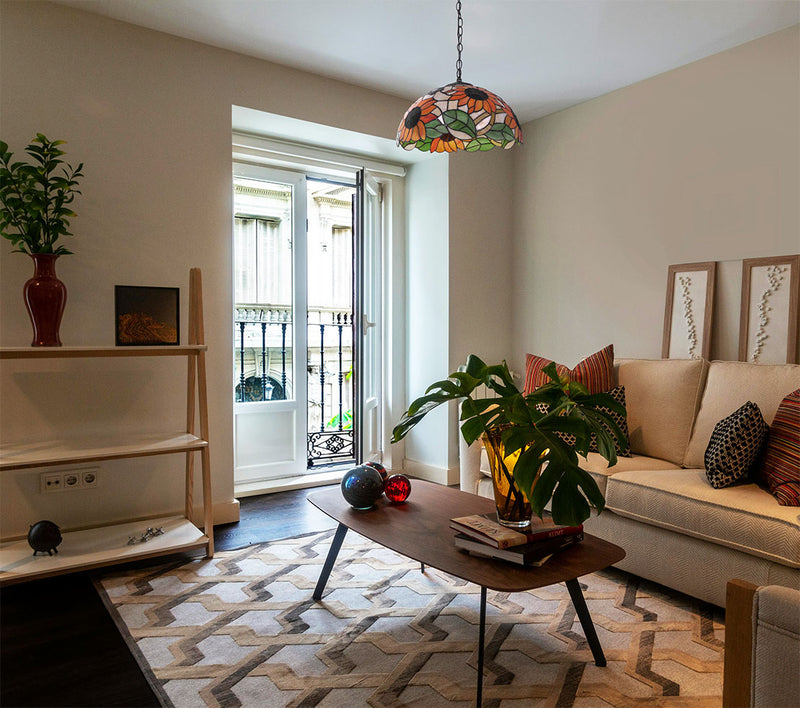 Kaja Sunflower 1L pendant lamp E27 H 110.0cm