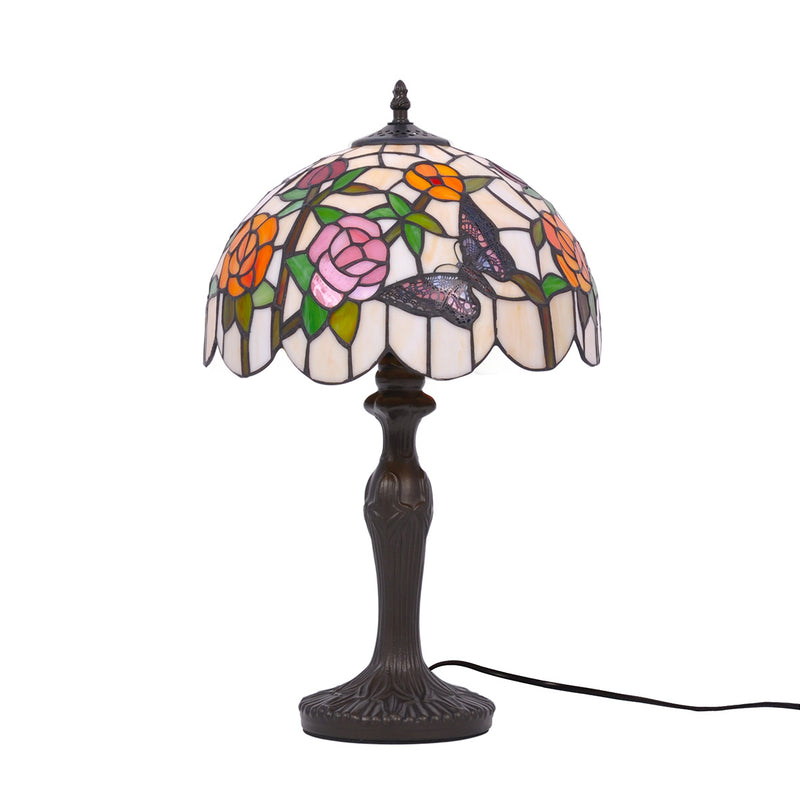 Kaja Rose 1L tiffany table lamp E27 H 45.0cm