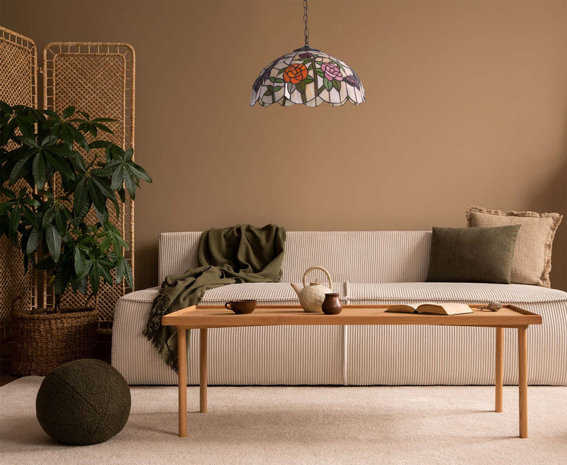 Kaja Rose 1L pendant lamp E27 H 110.0cm