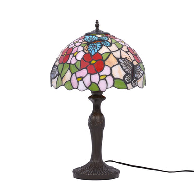 Kaja Butterfly 1L tiffany table lamp E27 H 45.0cm