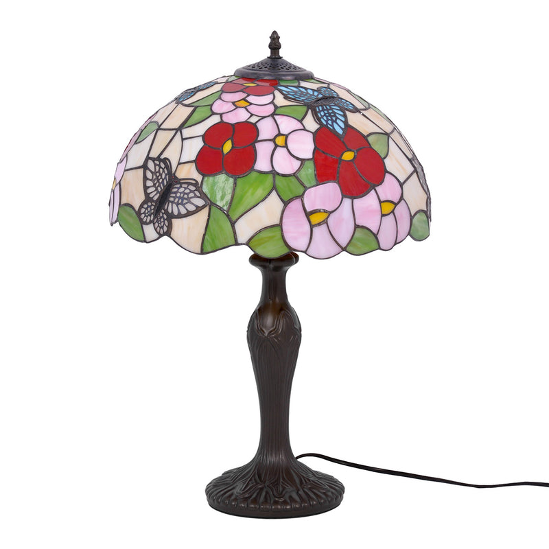 Kaja Butterfly 1L tiffany table lamp E27 H 60.0cm