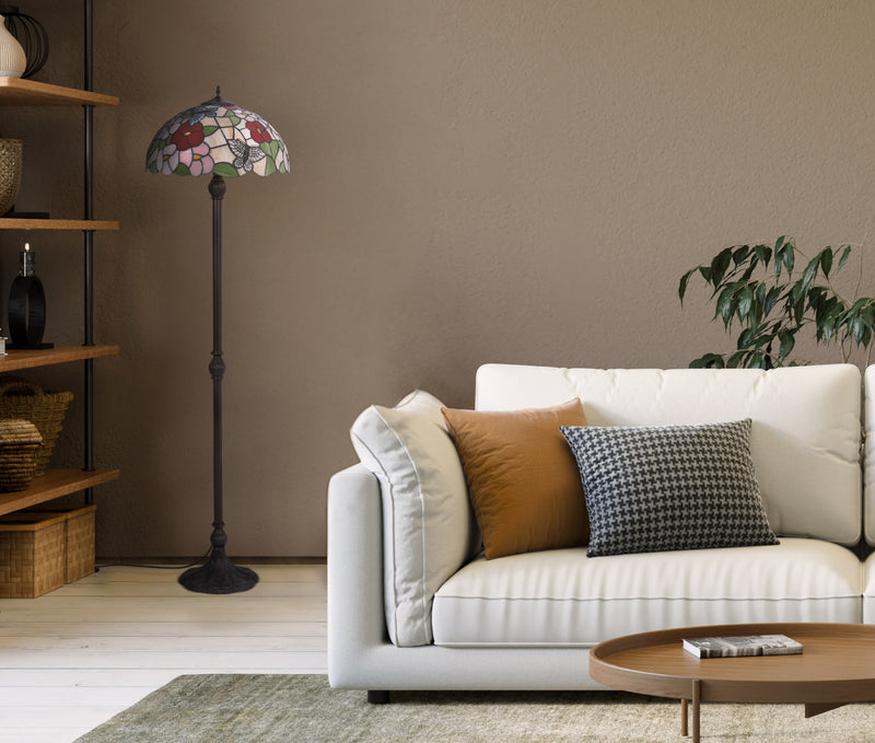 Kaja Butterfly 2L floor lamp E27 H 150.0cm