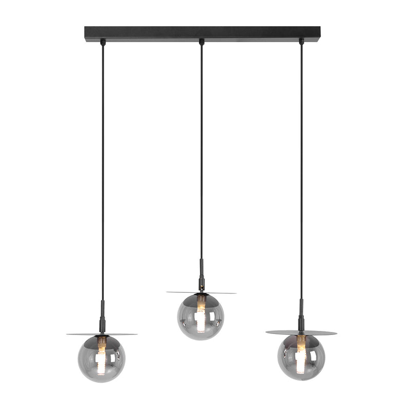 Kaja Fermi 3L linear suspension pendant lamp G9 H 95.0cm