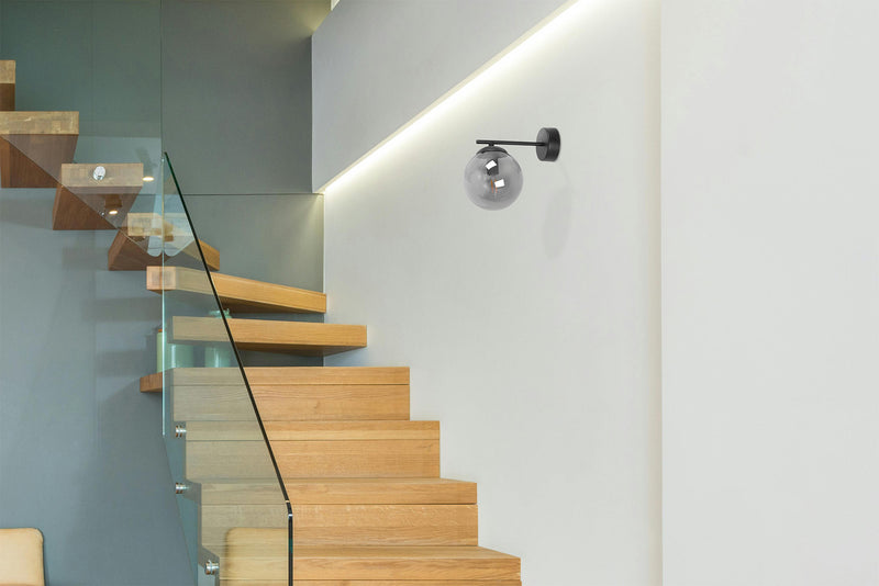 Kaja Gamma 1L wall sconce lamp E14 H 21.0cm