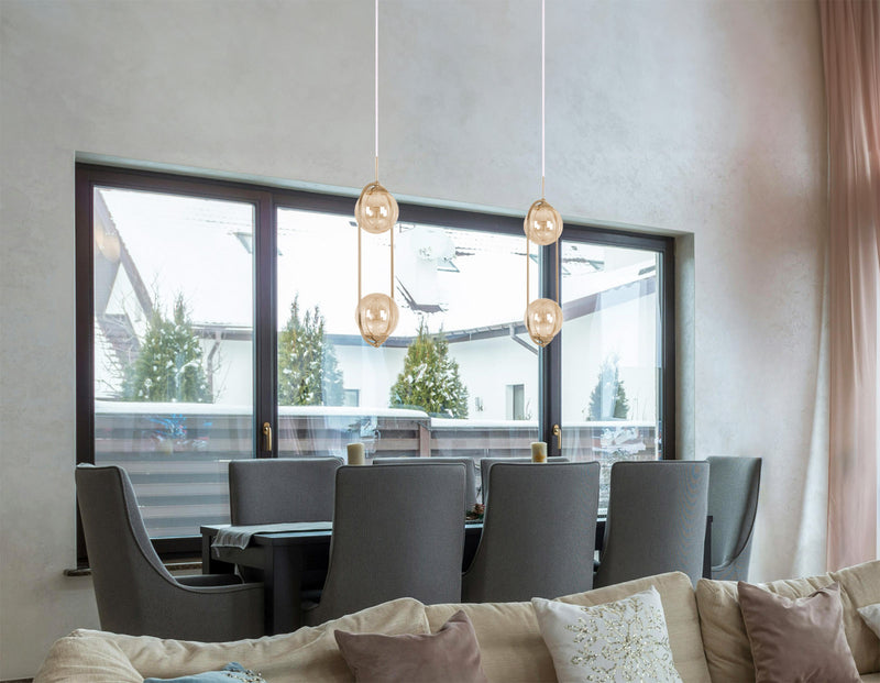 Kaja Sven 2L pendant lamp E14 H 100.0cm