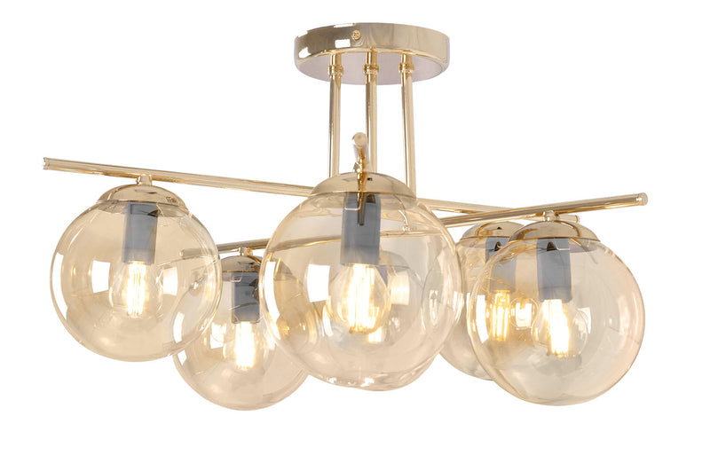 Kaja Grand 6L ceiling lamp E14 H 30.0cm