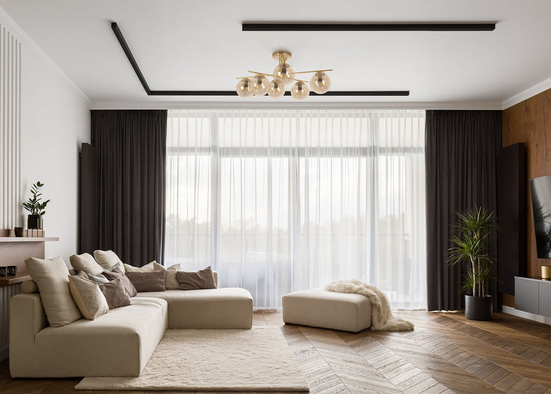 Kaja Grand 6L ceiling lamp E14 H 30.0cm