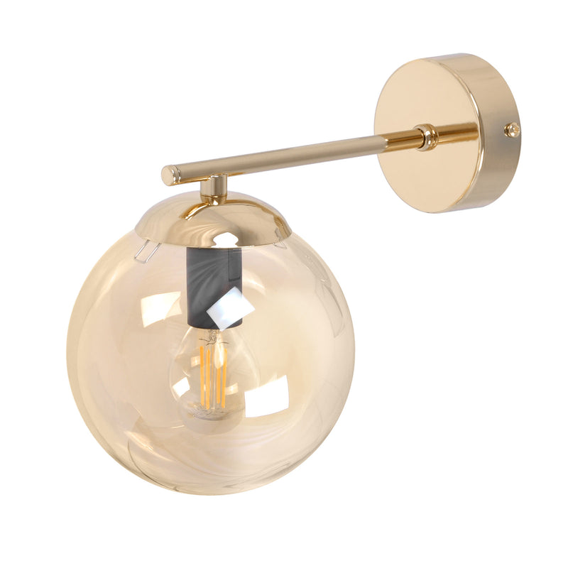 Kaja Delta 1L wall sconce lamp E14 H 21.0cm