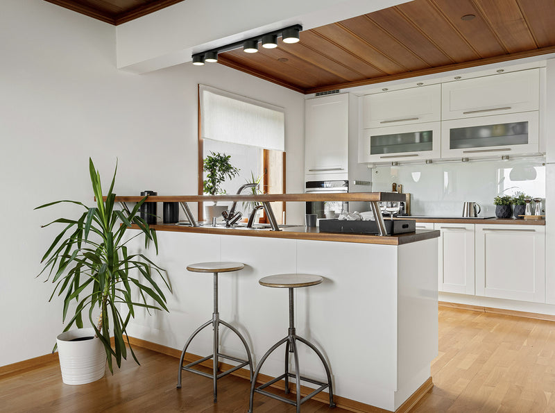 Kaja Cruz 5L monorail ceiling lamp GX53 H 80.0cm