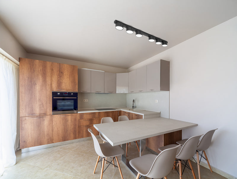 Kaja Cruz 6L monorail ceiling lamp GX53 H 80.0cm