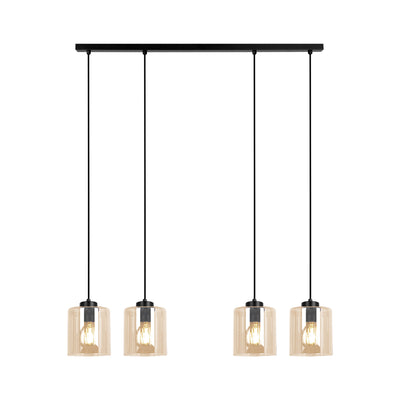 Kaja Soro 4L linear suspension pendant lamp E27 H 100.0cm