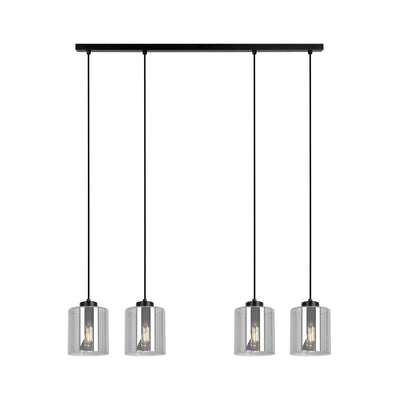 Kaja Miri 4L linear suspension pendant lamp E27 H 100.0cm