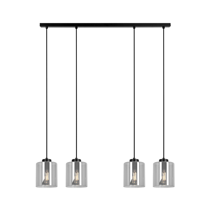 Kaja Miri 4L linear suspension pendant lamp E27 H 100.0cm