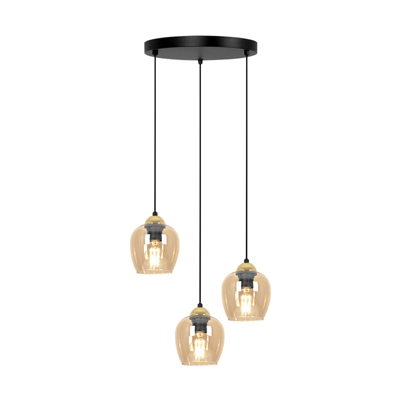 Kaja Tula 3L pendant lamp E27 H 85.0cm