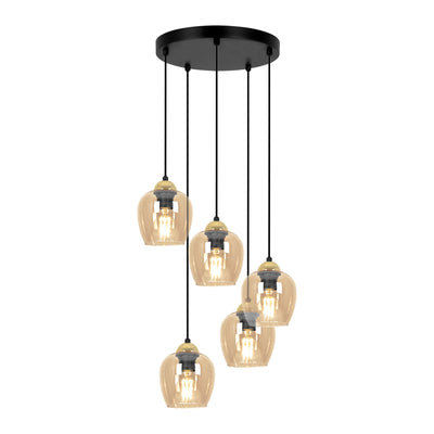 Kaja Tula 5L pendant lamp E27 H 85.0cm