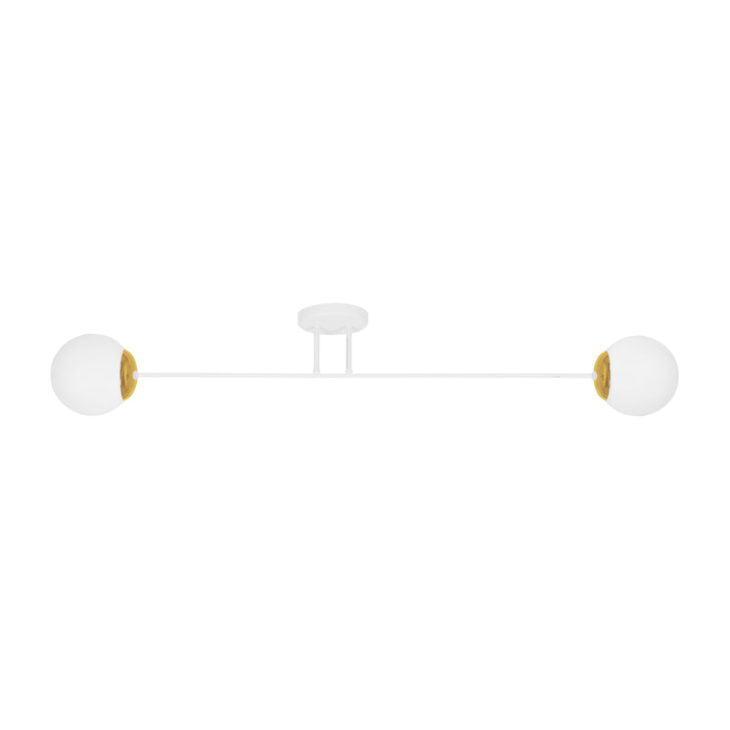 Kaja Elmo 2L monorail ceiling lamp E14 H 20.0cm