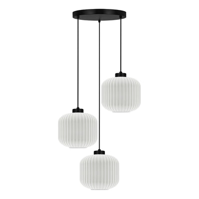 Kaja Sparta 3L pendant lamp E27 H 100.0cm