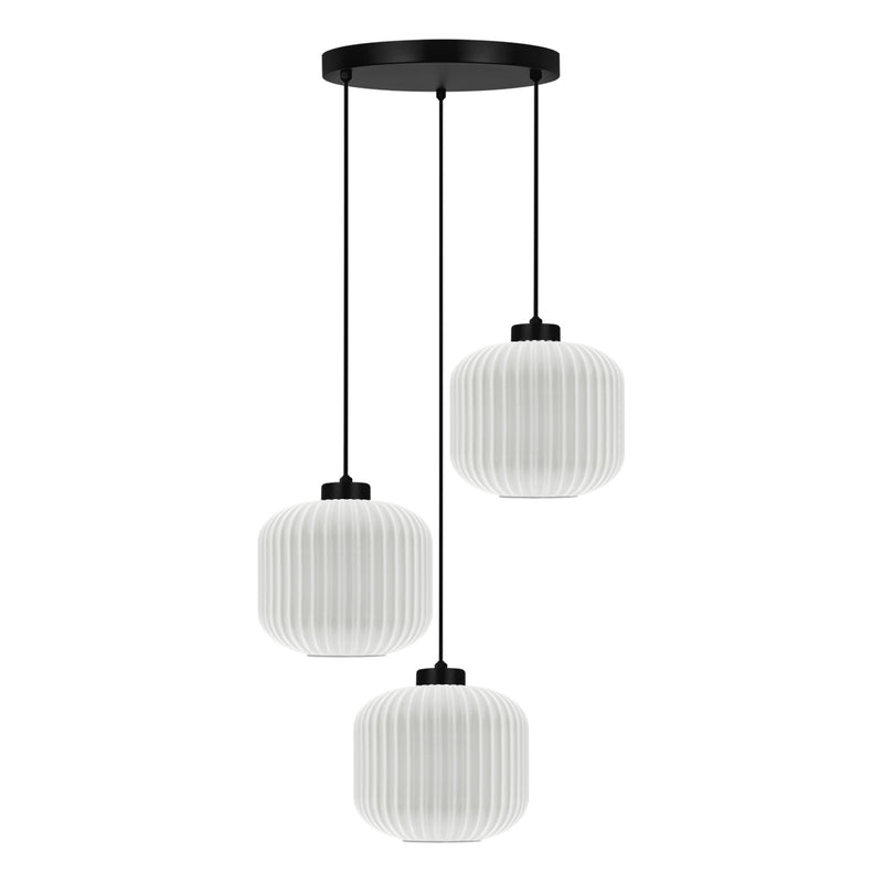 Kaja Sparta 3L pendant lamp E27 H 100.0cm
