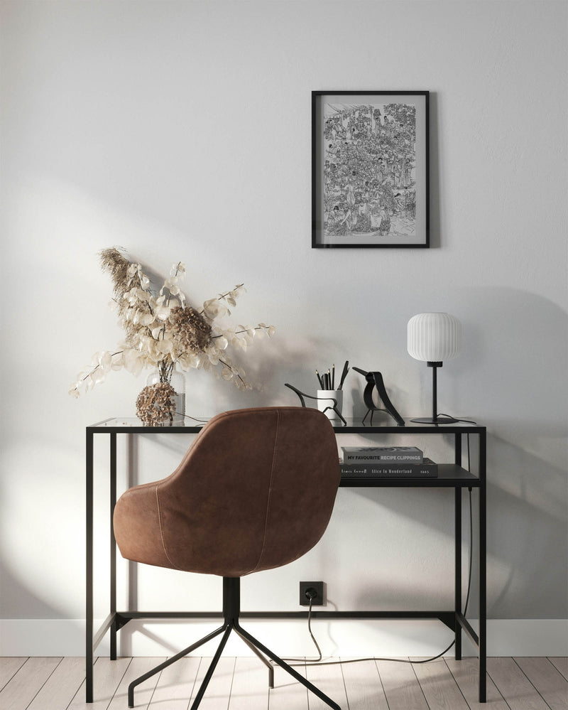 Kaja Sparta 1L table lamp E27 H 43.0cm