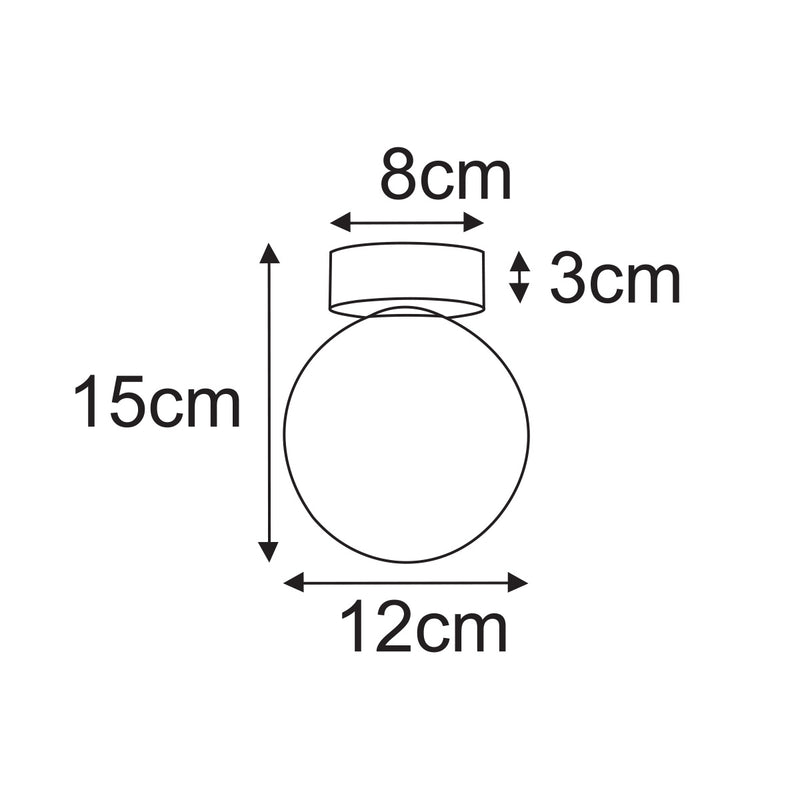 Kaja Aura 1L ceiling lamp G9 H 15.0cm