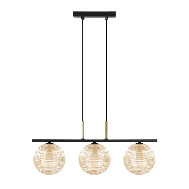 Kaja Giro 3L linear suspension pendant lamp G9 H 90.0cm