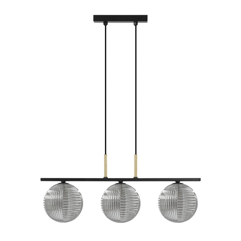 Kaja Fado 3L linear suspension pendant lamp G9 H 90.0cm