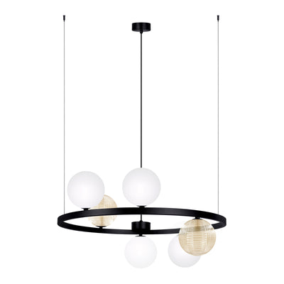 Kaja Saturno 6L pendant lamp G9 H 130.0cm